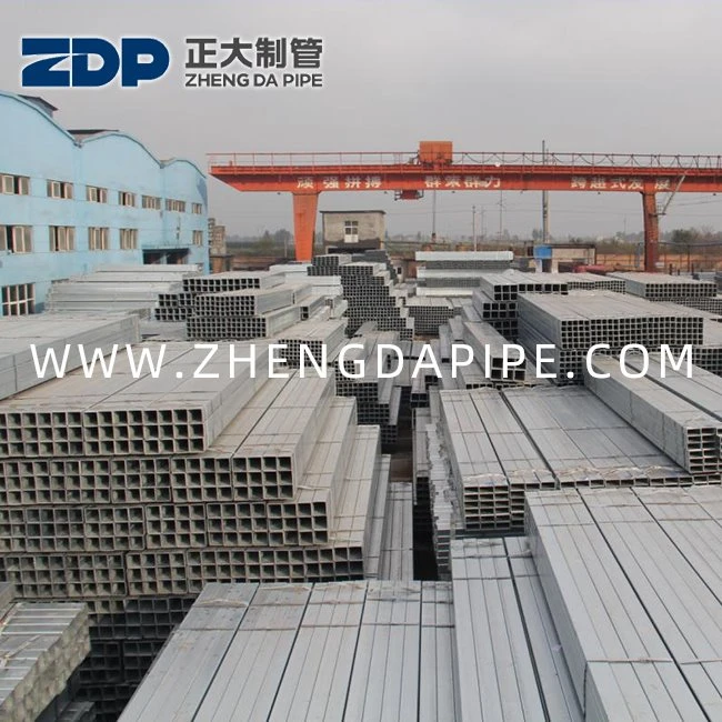 20X20 300X300 GI長方形鋼管