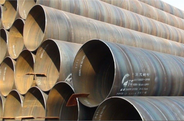 API 5L X42 X52 X56 X60 SSAW Carbon Steel Spiral Pipeline Large Diameter Piling Pipe