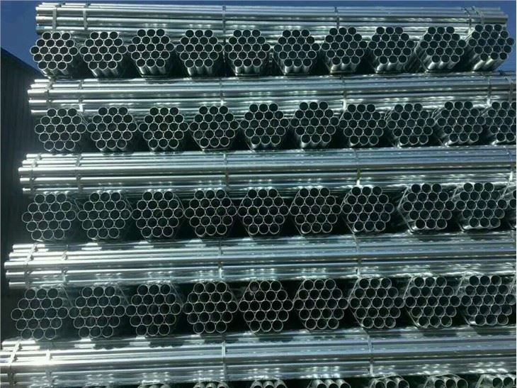 Hot Dip Galvanized Round Steel Pipe GI Pipe Pre Galvanized Steel Pipe