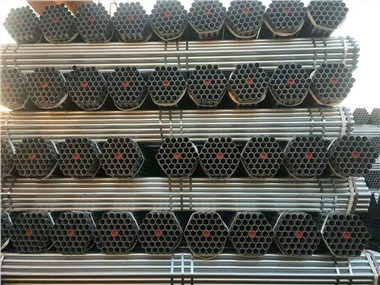 BS 1387/ASTM A53 黒亜鉛メッキ構造鋼管
