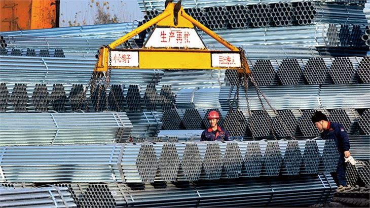 JIS規格亜鉛メッキGI足場チューブパイプ48.6 * 2.4 * 6000mm